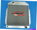 Radiator フォードカー用アルミニウムラジエーターV8エンジン1949-1953 1950 1951 1952 MT 3Row Aluminum Radi...