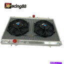 Radiator 三菱ランサー進化のためのラジエーター7 8 9アルミニウム2列+2x 10