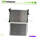 Radiator 2009-2010 Chrysler 300 2.7Lアルミニウムrdiator&Condenser冷却アセンブリ For 2009-2010...