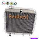 Radiator フィット1953-1956フォードベース標準キャブピックアップ2ドア3.6L 4.4L 4列ALUラジエーター FITS 1953-1956 ...
