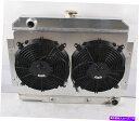 Radiator 1972-1986 1973 85 Jeep CJ5 1986 CJ7 W/Chevy V8の3列アルミニウムラジエーターファン 3 Row Aluminum Radiator Fan for 1972-1986 1973 85 Jeep CJ5 1986 CJ7 w/Chevy V8