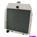 Radiator 1941 - 49N̍ۃsbNAbvgbN3.6L L64A~jEN[[WG[^[ 4 Rows Aluminum Cooler Radiator For 1941-49 International Pickup Truck 3.6L L6