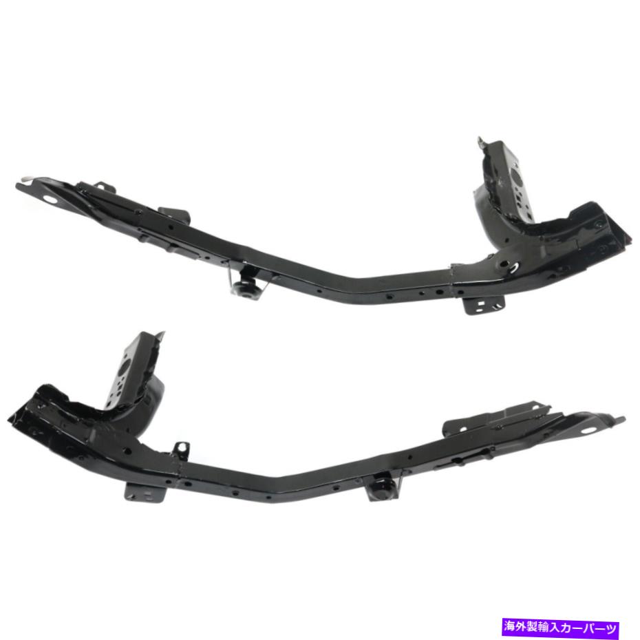 Radiator 2016-2017のラジエーターサポートシボレーマリブセット左右の2つのアッパー Radiator Support For 2016-2017 Chevrolet Malibu Set of 2 Left and Right Upper