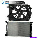 Radiator 2008-2019のラジエーター冷却ファンキットドッジグランドキャラバンラムC/Vクライスラー3.6L Radiator Cooling Fa...