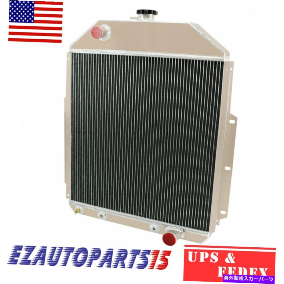 Radiator フォードF1 F2 F2 F3 F4ピックアップ1942?1952トラックV8 3ROWアルミニウムラジエーター For Ford F1 F2 F3 F4 Pickup 1942~1952 Truck V8 3Row Aluminum Radiator