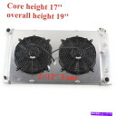 Radiator 3列ラジエーターファンコンボフィット73-77ビュイックリーガル / 73-80世紀 / 66-69ワイルドキャット 3-Row Radiat...