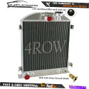 Radiator ラジエーター4rowフィットフォードハイボーイホットロッドグリルシェルさまざまなフォードカーフォードV8 1932 Radiator 4Row...