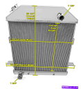 Radiator 1939 1940 1941フォードカー3列アライアントラジエーターWフォード構成CC4001FD 1939 1940 1941 Ford C...