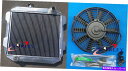 Radiator Ford Capri II MK1 2600/2800 V6 LHD 1971-1977 1976 75のアルミニウムラジエーターとファン A...