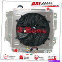 Radiator 3列アルミニウムラジエーター+シュラウドファンリレーキット1987-2006ジープラングラーTJ YJ 3 Rows Aluminum Radiator+Shroud Fan Relay Kit for 1987-2006 Jeep Wrangler TJ YJ(2)