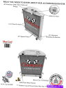Radiator 1932年の3列RSチャンピオンラジエーターフォードチョップシボレー /モーパル構成 3 Row RS Champion Radiator for 1932 Ford Chopped Chevy / Mopar Configuration(2)