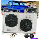 Radiator 3列のラジエーター+シュラウド+ファン1973-87シボレーC/K C10 20 30 K10/20 GMCピックアップ716 3 Row Radiator+Shroud+Fans For 1973-87 CHEVY C/K C10 20 30 K10/20 GMC PICKUP 716(2)