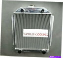 Radiator アルミニウム合金ラジエーターフォードカーフラットヘッドV8エンジンMT 1949-1953 1950 1951 1952 Aluminum A...