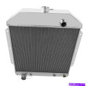 Radiator 1949-1953フォードカーフォードエンジンオールアルミニウム3列コアKRチャンピオンラジエーター 1949-1953 Ford Cars ...