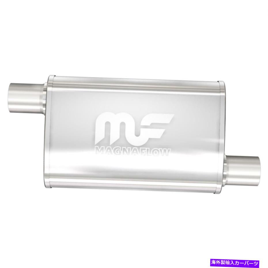 ޥե顼 Magnaflow 11235 4x9ʱ߷Υեå/եåȥƥ쥹ޥե顼 MagnaFlow 11235 4x9 Inch Oval Offset/Offset Stainless Muffler