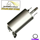 マフラー ステンレス鋼の排気マフラーフィット:2004-06 ES330 2002-06 Camry 2004-08 Solara Stainless Steel Exhaust Muffler fits: 2004-06 ES330 2002-06 Camry 2004-08 Solara