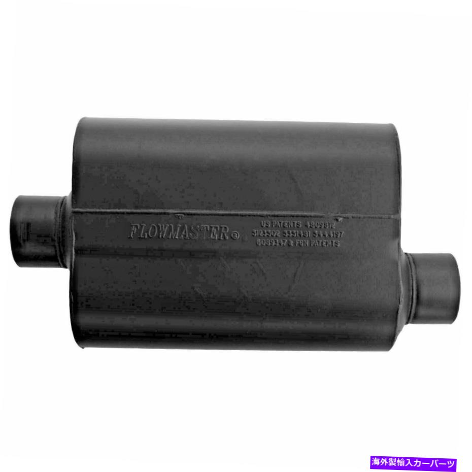 マフラー フローマスター953047スーパー40デルタフローマフラー、3.00センターイン/3.00オフセット Flo..