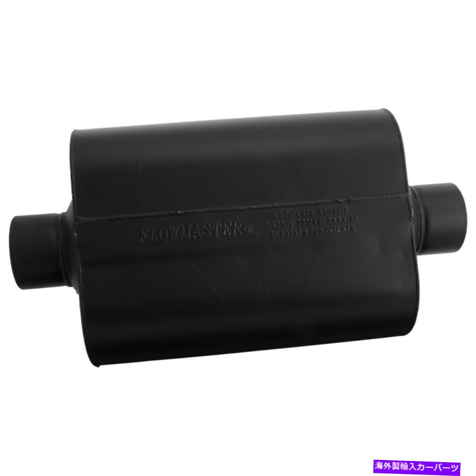 マフラー Flowmaster Muffler Super 40 3 Inlet/3アウトレットスチールブラックアルミ酸EA 953045 Flow..