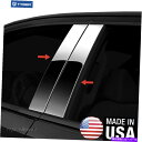 ドアピラー Tyger Fits 97-03 Ford F150拡張キャブ3DOOR 4PCステンレスピラーポストトリム TYGER Fits 97-03 Fo...
