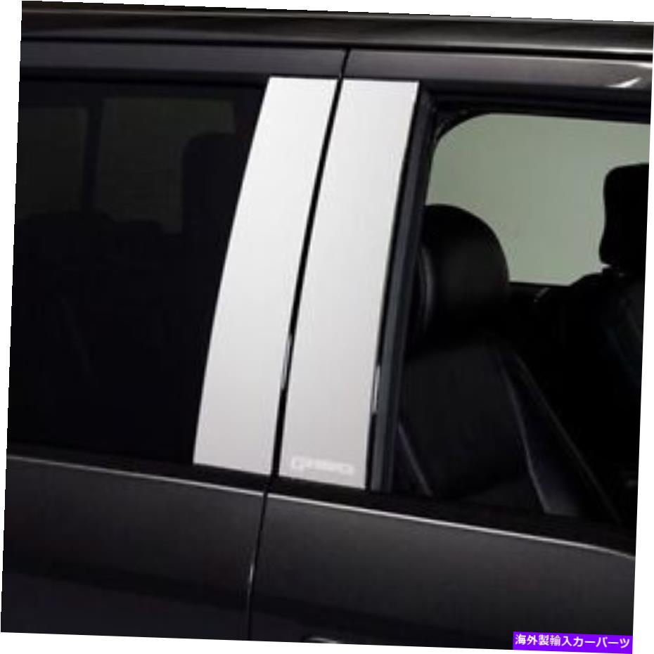 ドアピラー PUTCO 402678FD PILLAR POST 2015-2017 FORD F150用のトリムステンレス鋼の成形 Putco 402678FD Pillar Posts Molding Trim Stainless Steel for 2015-2017 Ford F150