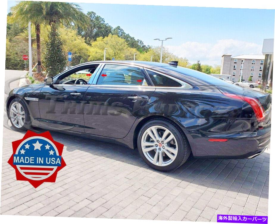 ドアピラー 2009-2019 Jaguar XJ X351 6PC Chrome Pillar Post Trim Door Cover W/Triangle 2009-2019 Jaguar XJ X351 6Pc Chrome Pillar Post Trim Door Cover w/triangle