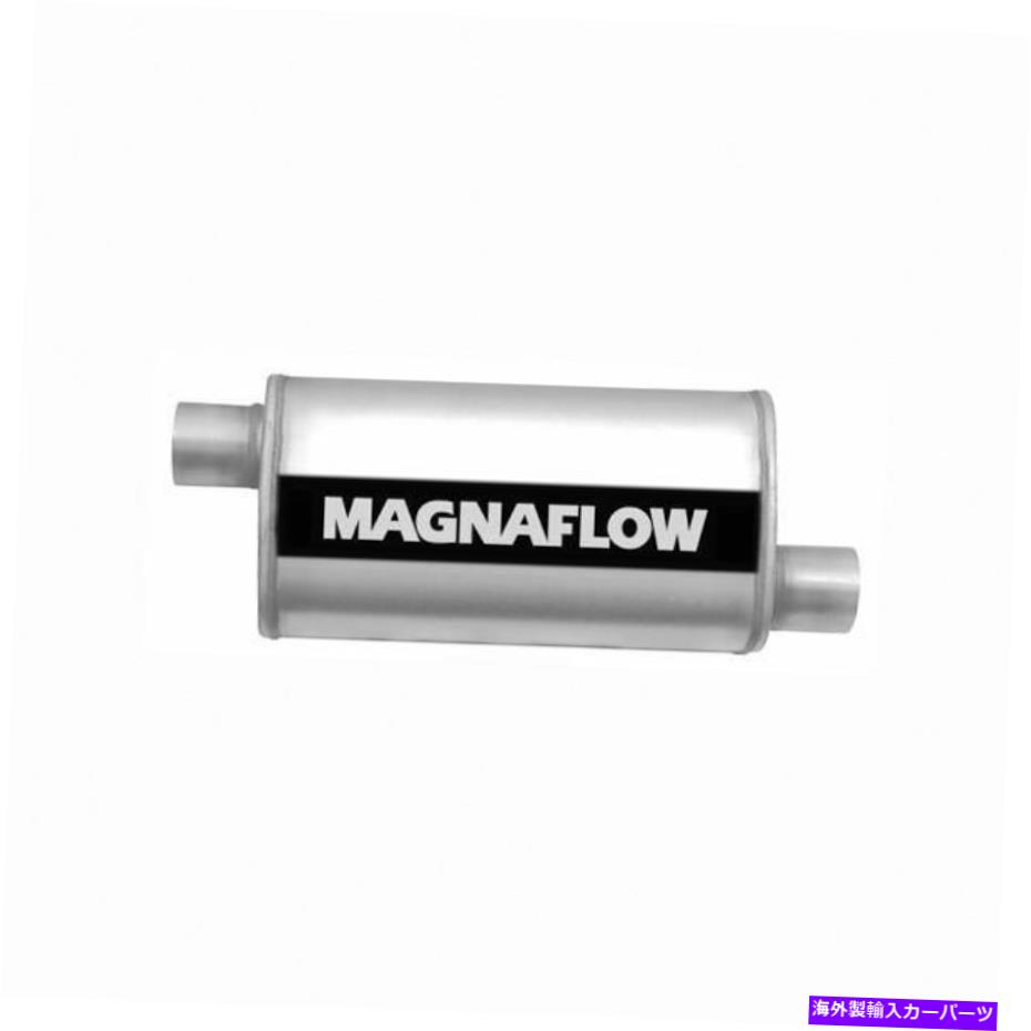マフラー Magnaflowユニバーサルマフラー - サテンステンレス（11133） MagnaFlow Universal Muffler - Satin Stainless (11133)