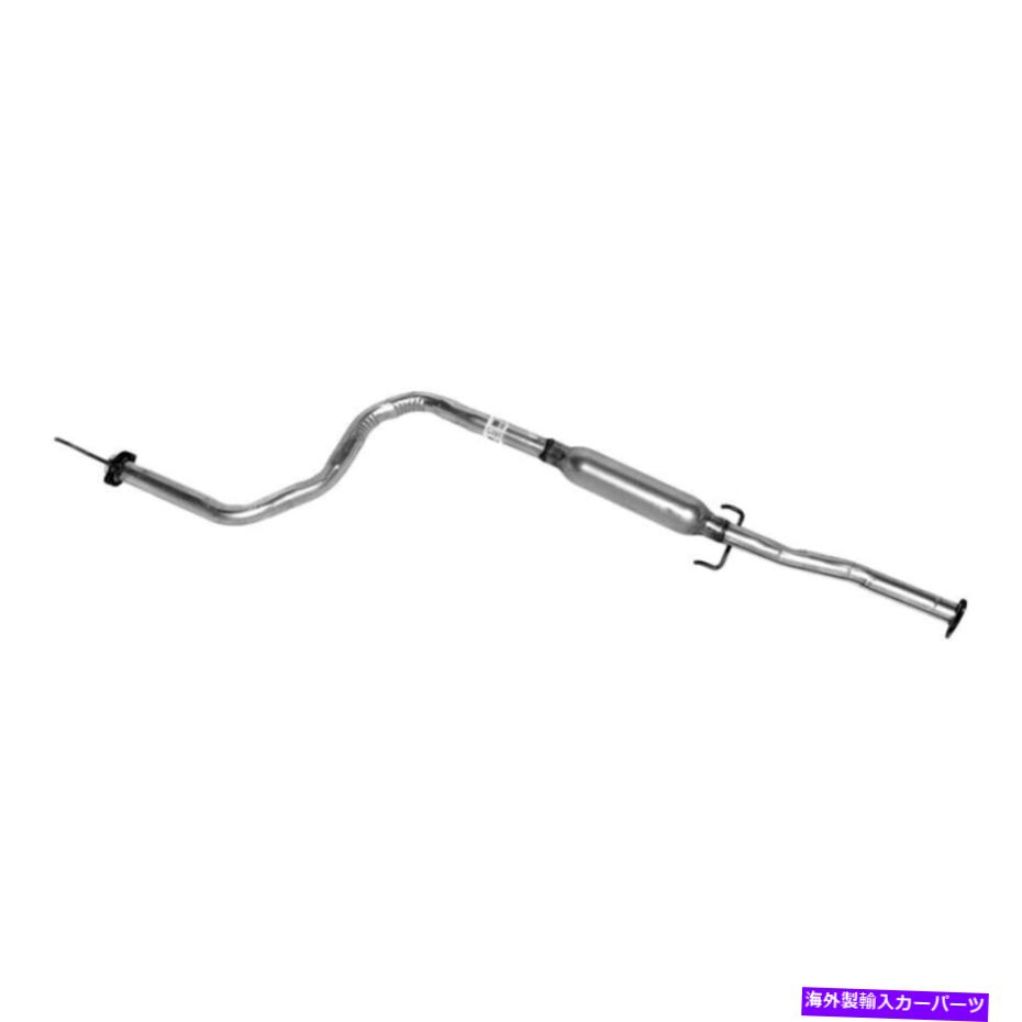 マフラー Acura Integra 94-01ステンレス鋼ラウンドアルミ酸塩共振器アセンブリ用 For Acura Integra 9..