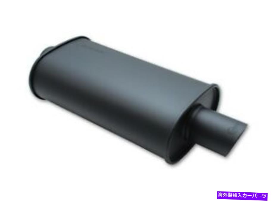 マフラー 活気のあるパフォーマンス2.50 "I.D.＆チップO.D. 3"ストリートパワーフラットブラックオーバ..