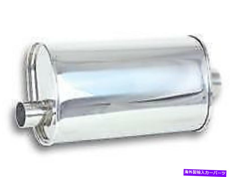 マフラー 2-1/2インチオフセットcでs/s楕円形のマフラー2-1/2インチ S/S Oval Muffler 2-1/2in In 2-1/2in Out- Offset C