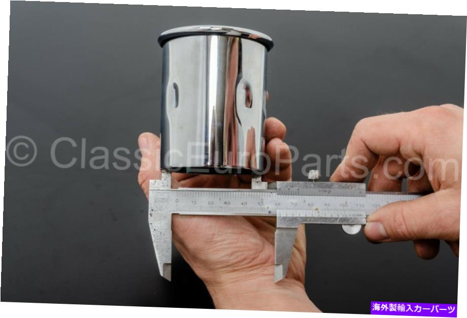 マフラー BMW E3 E9 E10 E12 E21 E23 E24 E28 E30 E36用60mm Chrome排気マフラーチップ 60mm Chrome Exhaust Muffler tip for BMW E3 E9 E10 E12 E21 E23 E24 E28 E30 E36