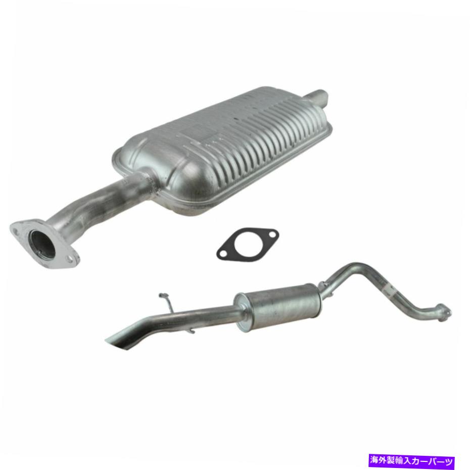 マフラー 猫バックエキゾーストシステムセンターフォードエスケープマツダトリビュートSUVのためのリアマフラー Cat Back Exhaust System Center Rear Muffler for Ford Escape Mazda Tribute SUV