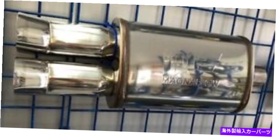 マフラー マグナフローミラーフィニッシュステンレスマフラー＃14804ダブルヒントユニバーセル MAGNAFL..