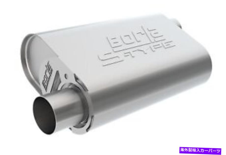 ޥե顼 Borla 400840 Cratemuffler SBC Hot 350/383 3 