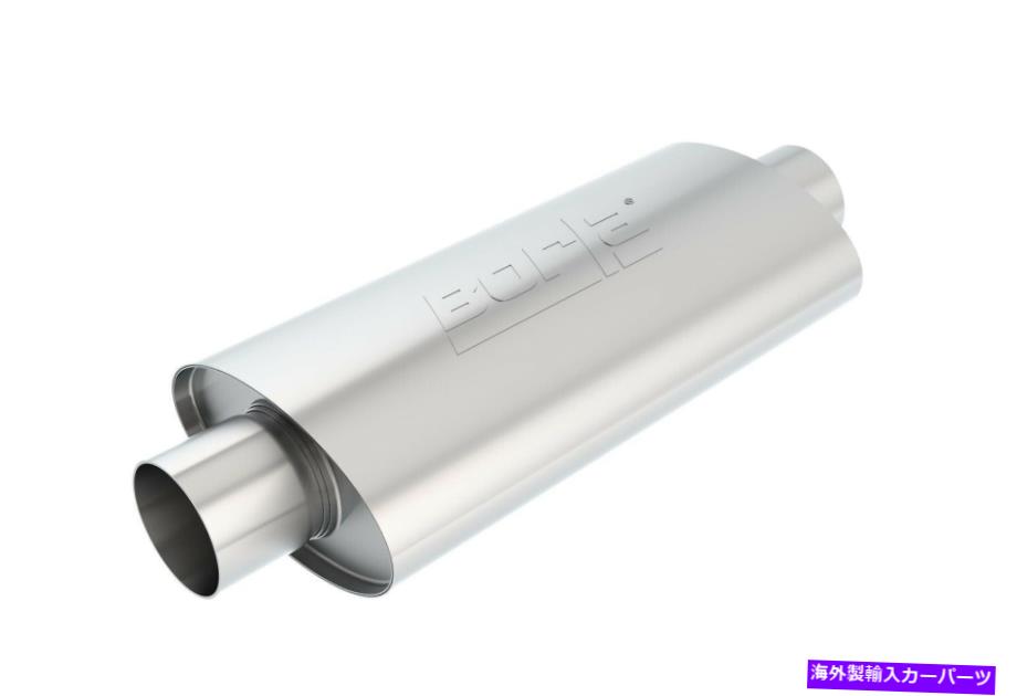 マフラー ボルラ40575 XR-1楕円形のステンレス鋼製のマルチコアレーシングマフラー Borla 40575 XR-1 Multicore Racing Mufflers Made of Stainless Steel w/ Oval Body