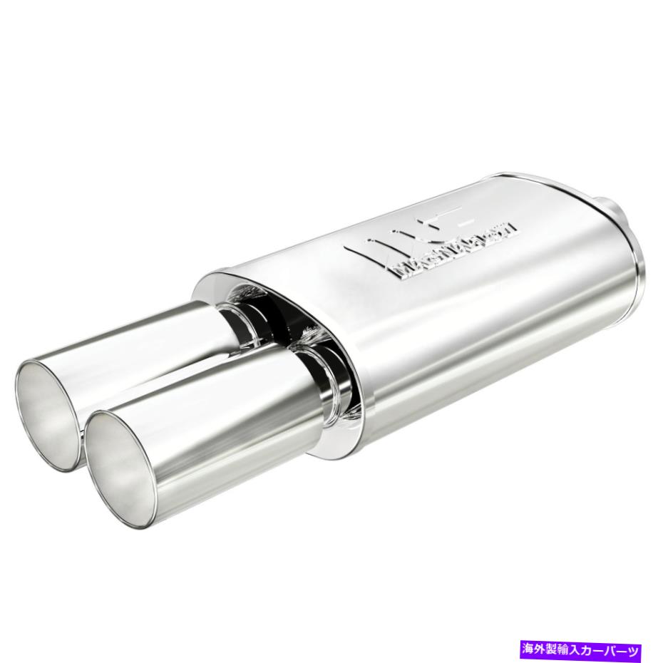 マフラー Magnaflow 14816パフォーマンスマフラー2.25 "センター/デュアル5x8x14楕円形 +ヒント Magnaf..