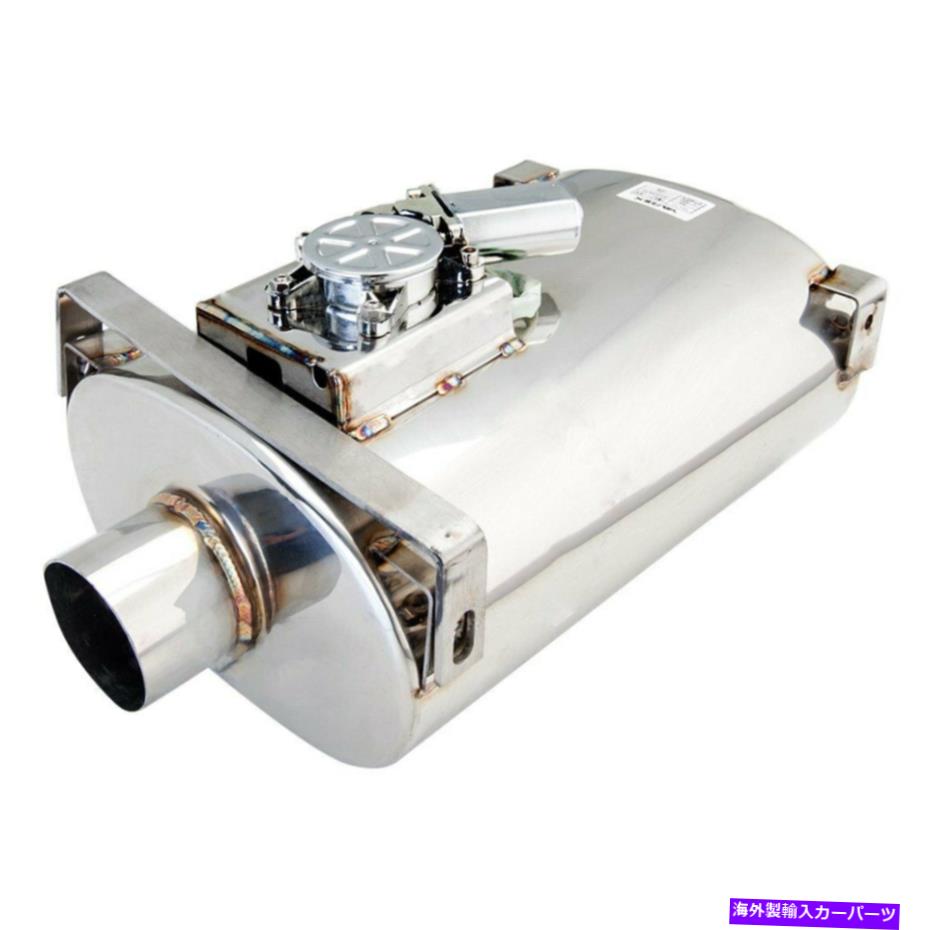 マフラー 排気マフラーヴァレックスステンレススチール楕円形の排気マフラーWフロントとリアサイド Exh..