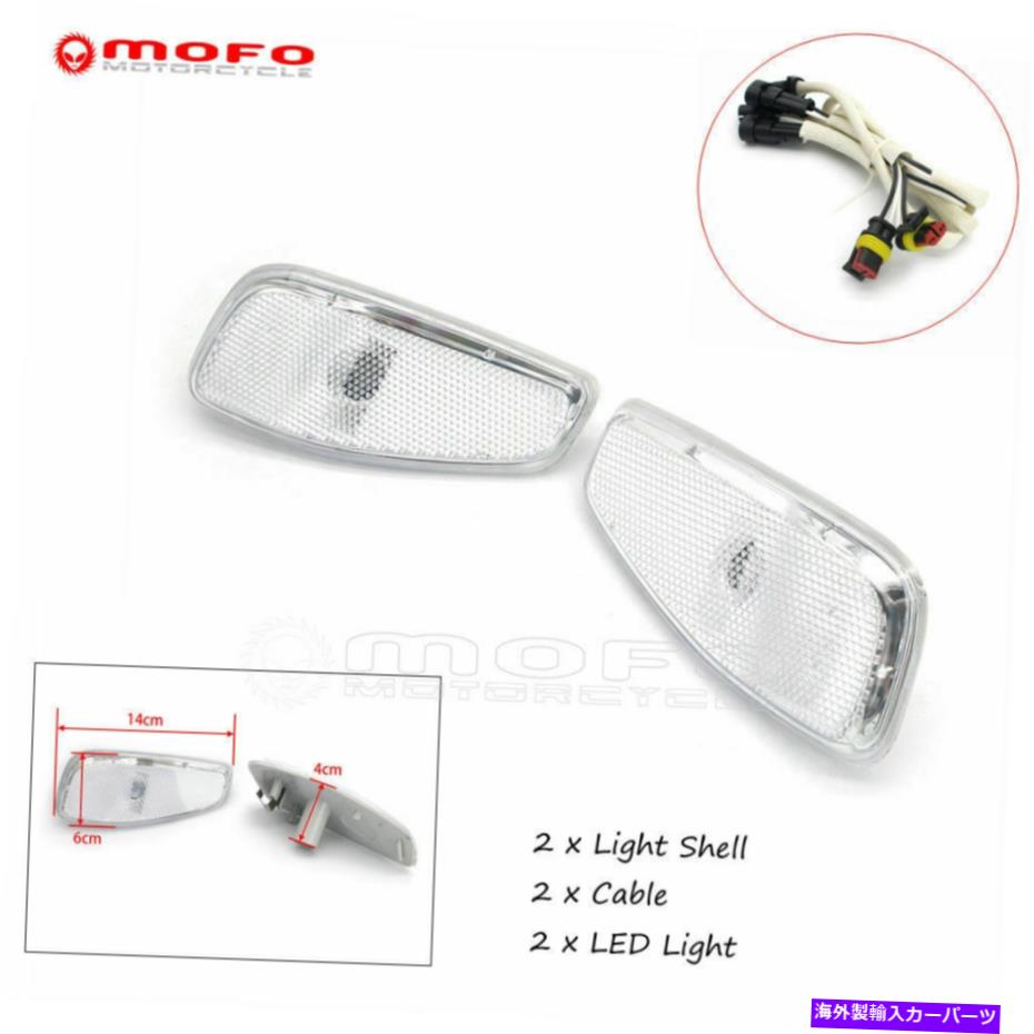 サイドマーカー Jeep Renegade 2015-2017のLEDターンシグナルサイドマーカーライトシェルカバー LED Turn Signal Light Side Marker Light Shell Cover For Jeep Renegade 2015-2017