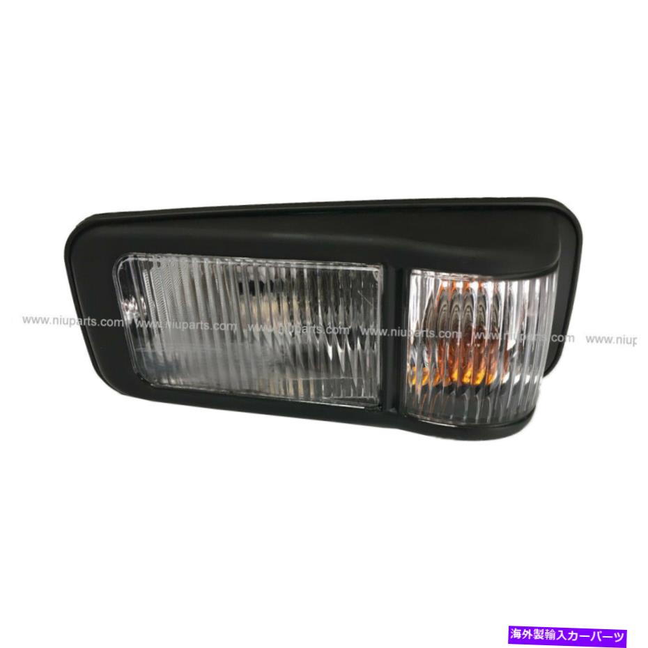 サイドマーカー ドアクリア/アンバーのサイドマーカーライト - ドライバーサイド（フィット：08-17イソズNRRトラック） Side Marker Light on Door Clear/Amber - Driver Side (Fit:08-17 Isuzu NRR Truck)
