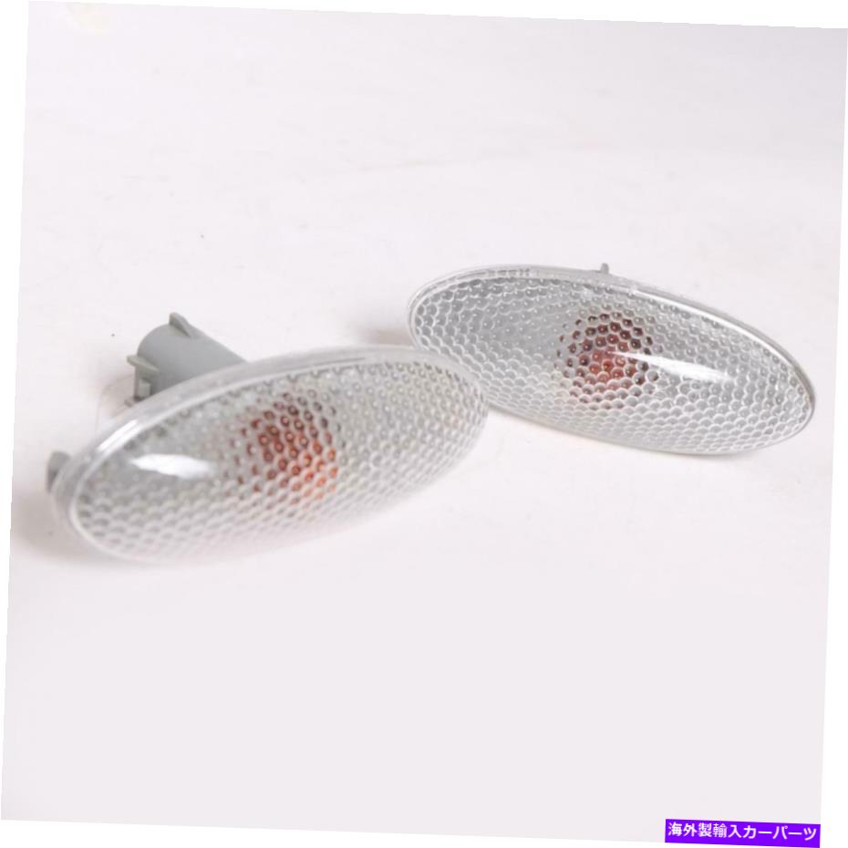サイドマーカー フィットトヨタヴィオスヤリス2006-2013サイドマーカーインジケーターランプライトクリアレンズ Fit Toyota Vios Yaris 2006-2013 Side Marker Indicator Lamp Light Clear Lens