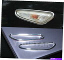 サイドマーカー BMW 1 3 5 E60 81 82 87 88 90 46 2D/4Dフェイスリフトのみのクロムサイドマーカートリム CHROME Side Marker Trims for BMW 1 3 5 E60 81 82 87 88 90 46 2D/4D Facelift only