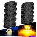 サイドマーカー 10PCS LEDカートラックトレーラーRV OVAL 2.5