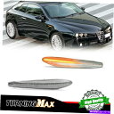 サイドマーカー クリアレンズアンバーサイドマーカーランプインジケーターアルファロメオ159 939ボエラのためのブリンカー Clear Lens Amber Side Marker Lamp Indicator Blinker For Alfa Romeo 159 939 Boera