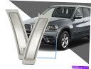 サイドマーカー 11-13 BMW E70 X5 LCIのサイドカメラなしのクリアバンパーリフレクターサイドマーカーライト CLEAR Bumper Reflector Side Marker Light For 11-13 BMW E70 X5 LCI No Side Camera