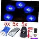 サイドマーカー 5PCS 12V 3528 8SMD T10 LEDキャブマーカークリアランスライトランプアセンブリワイヤーキット 5pcs 12V 3528 ...
