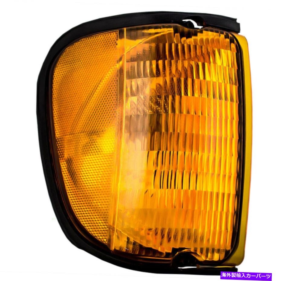 サイドマーカー 乗客パークシグナルサイドマーカー92-07フォードEシリーズバン用の電子レンズ Passengers Park Signal Side Marker Light Amber Lens for 92-07 Ford E-Series Van