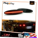 サイドマーカー 1997年から2004年のシボレーコルベットC5スモークLEDリアサイドマーカーライトランプレッド For 1997-2004 Chevrolet Corvette C5 Smoked LED Rear Side Marker Light Lamp Red(2)