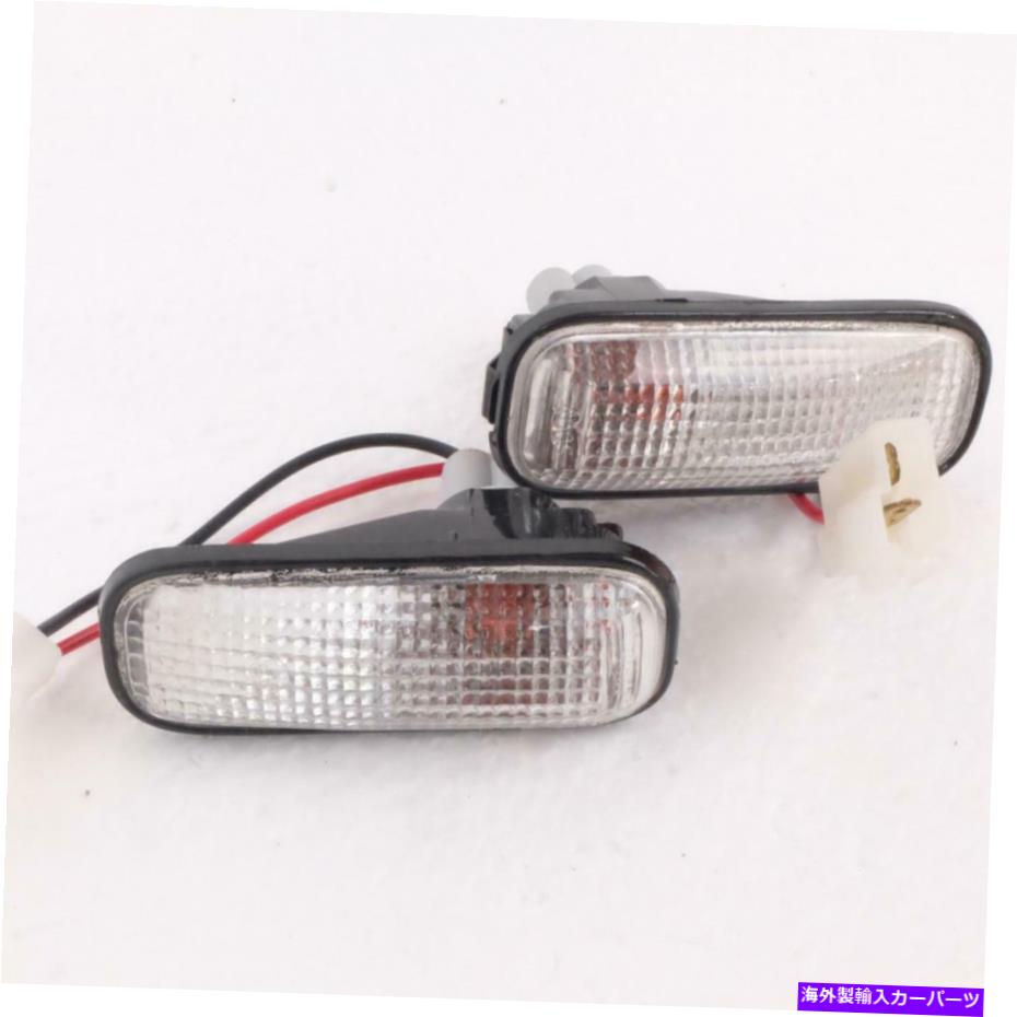 サイドマーカー サイドマーカーランプターンシグナルライトホワイトレンズホンダCR-V CRV RD1 1995-2001 Side Marker Lamp Turn Signal Light White Lens For Honda CR-V CRV RD1 1995-2001