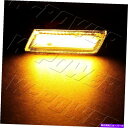 サイドマーカー 05-14のスモークレンズクライスラー300アンバーLEDフロントターン信号サイドマーカーライト Smoke Lens For 05-14 Chrysler 300 Amber LED Front Turn Signal Side Marker Lights(2)