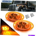 サイドマーカー Amber LED CABサイドマーカーライトは、FreightLiner Cascadia 2008-2017の信号を回します Amber L...