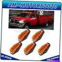 サイドマーカー 5x Yellow 12 LEDキャブマーカー屋根ランニングライトフォードF 150 1980-1997 5X YELLOW 12 LED CA...